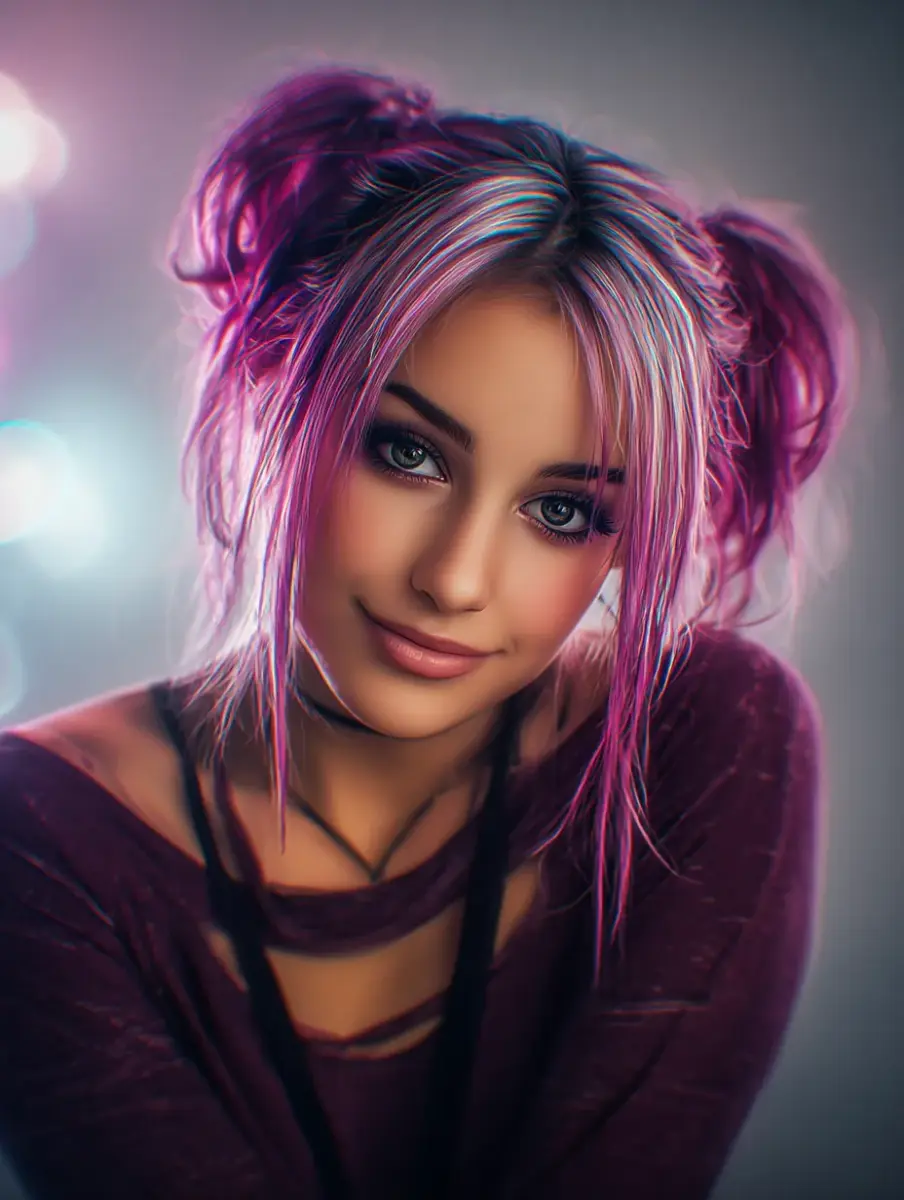 anime ai girlfriend character portrait